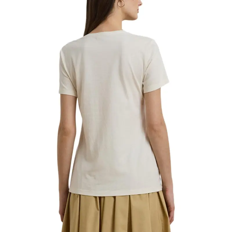 LAUREN RALPH LAUREN Regular T Shirt Women's Cream-3