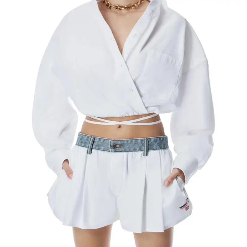 Alexander Wang Denim Waist Shorts-3