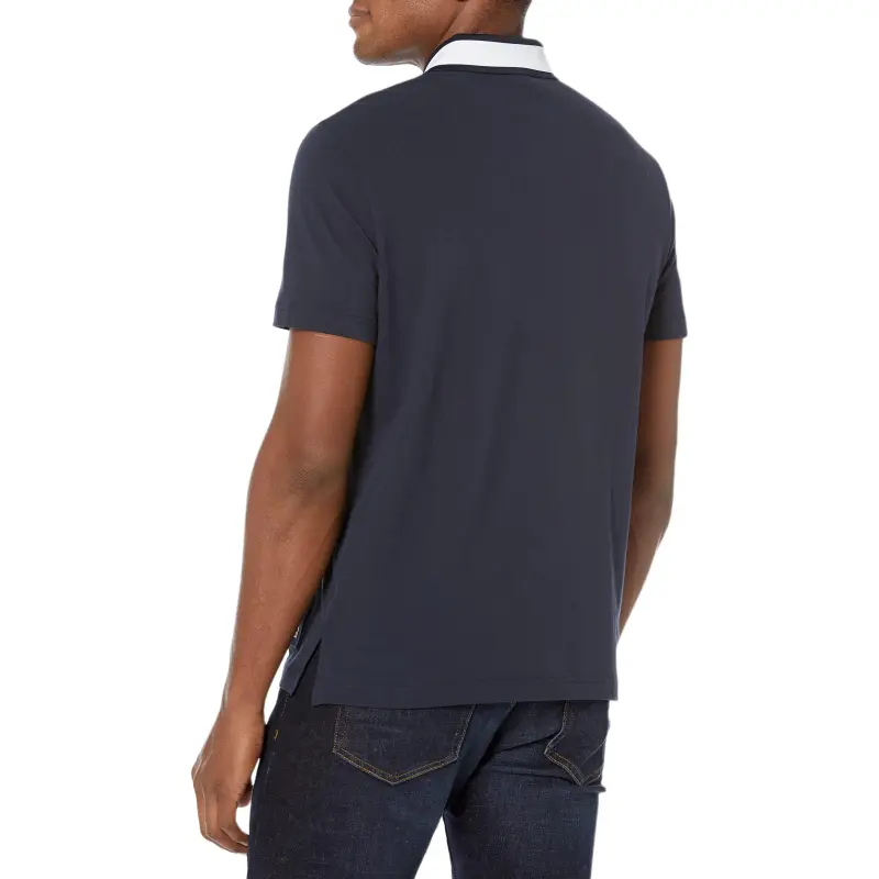 ARMANI EXCHANGEAE SS23 Polo Shirt Men's Dark Blue-1