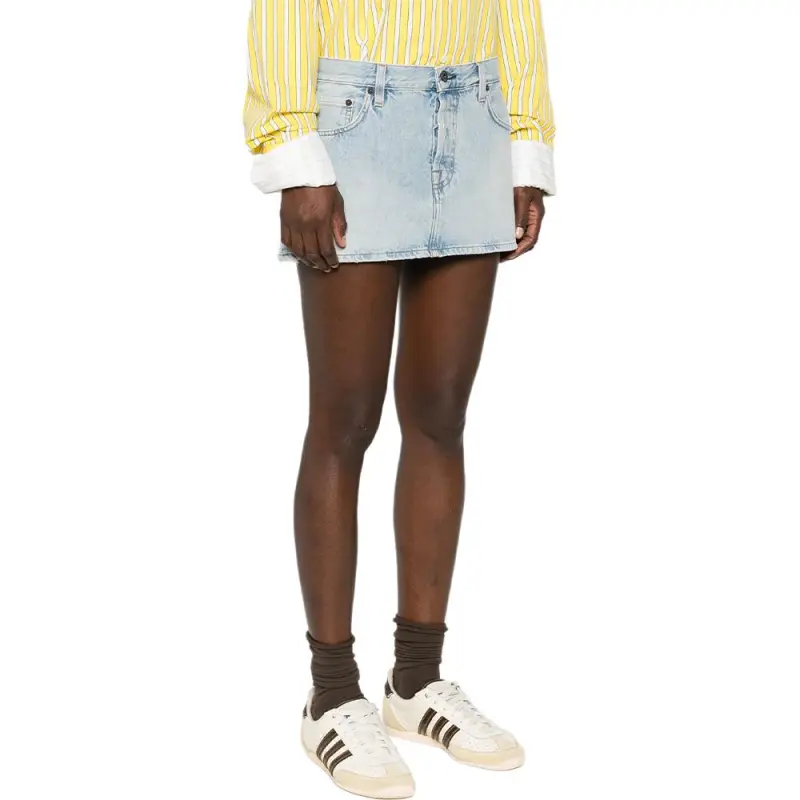 MIU MIU Denim Mini Skirt-5