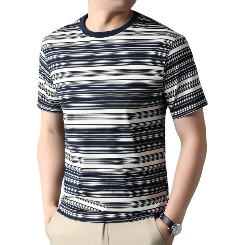 PIERRE CARDIN T Shirt Men's Royal Blue-4