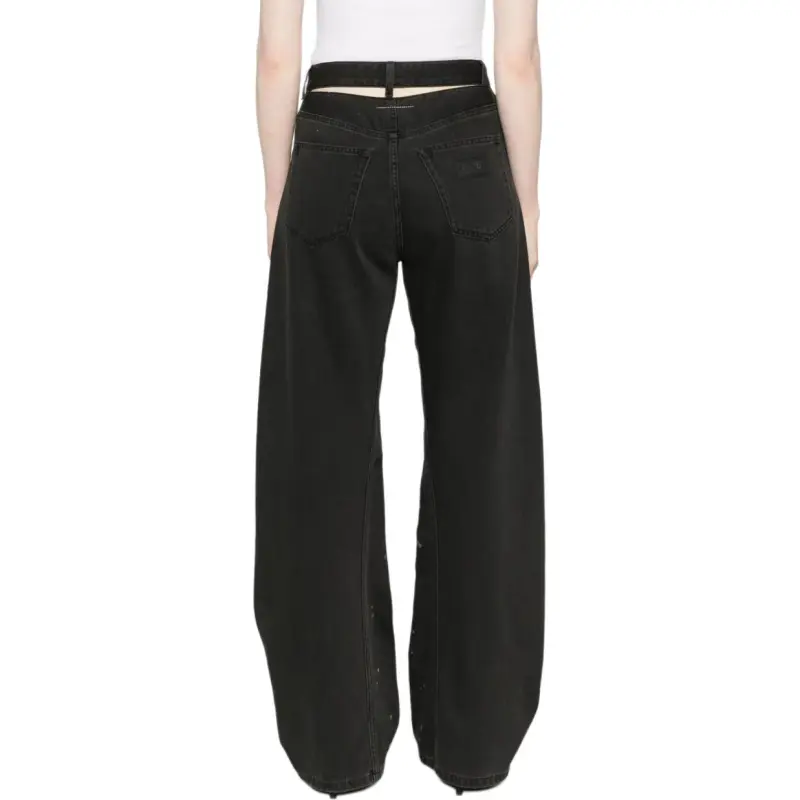 MM6 Maison Margiela Paint splatter Effect Jeans-2