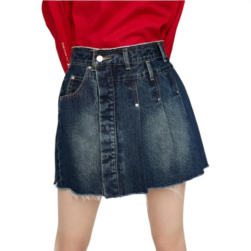SLY Denim Short Skirts Women's-5