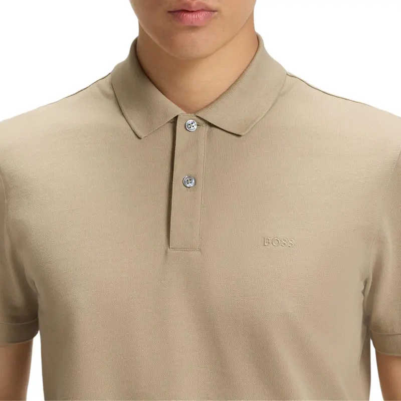 HUGO BOSS POIO Shirt Men's Beige-4