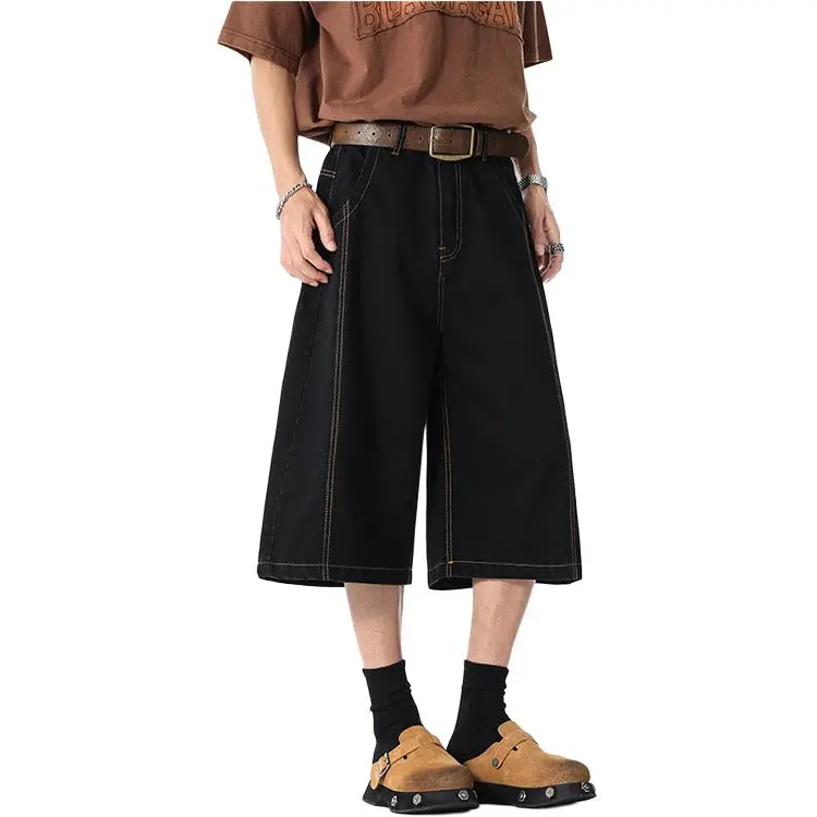 GOODHENLCE Denim Shorts Unisex-2