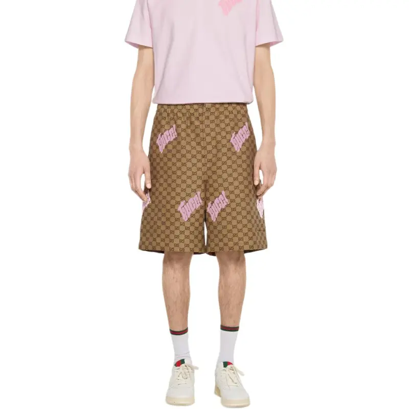 GUCCI FW25 Casual Shorts Men's Dark Brown-2