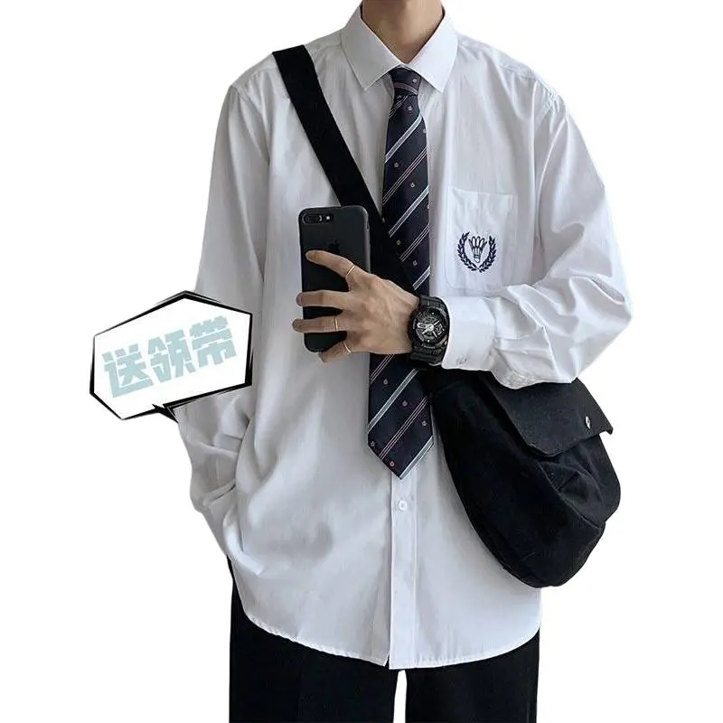 Chisportate Shirts Unisex White[Includes Tie]-1