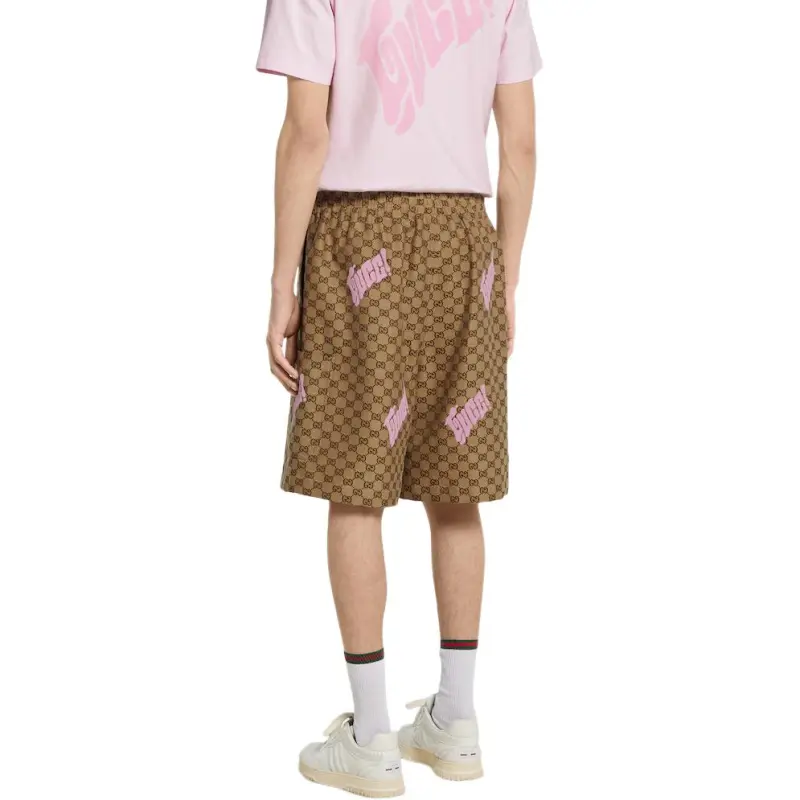 GUCCI FW25 Casual Shorts Men's Dark Brown-3
