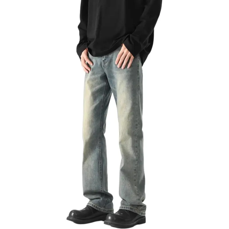 City Hipster Jeans Unisex Vintage Blue-1