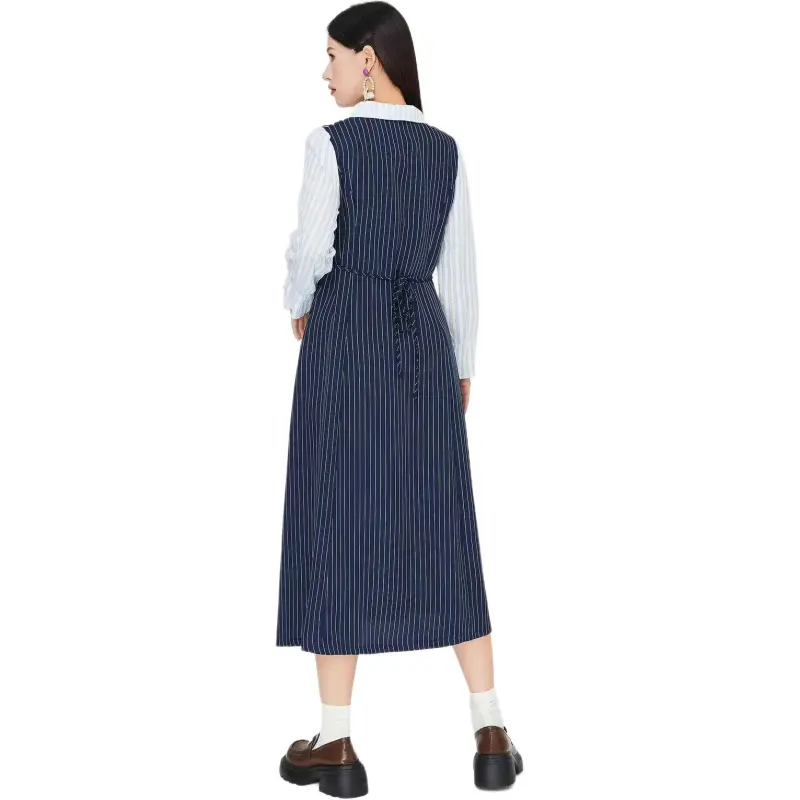 KEAB Long Sleeved Dresses Women's Navy Blue-1
