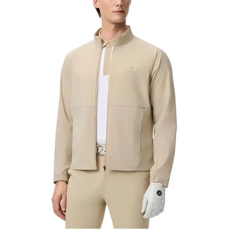 FILA Golf Series Jacket Men's Tobacco Camel-3