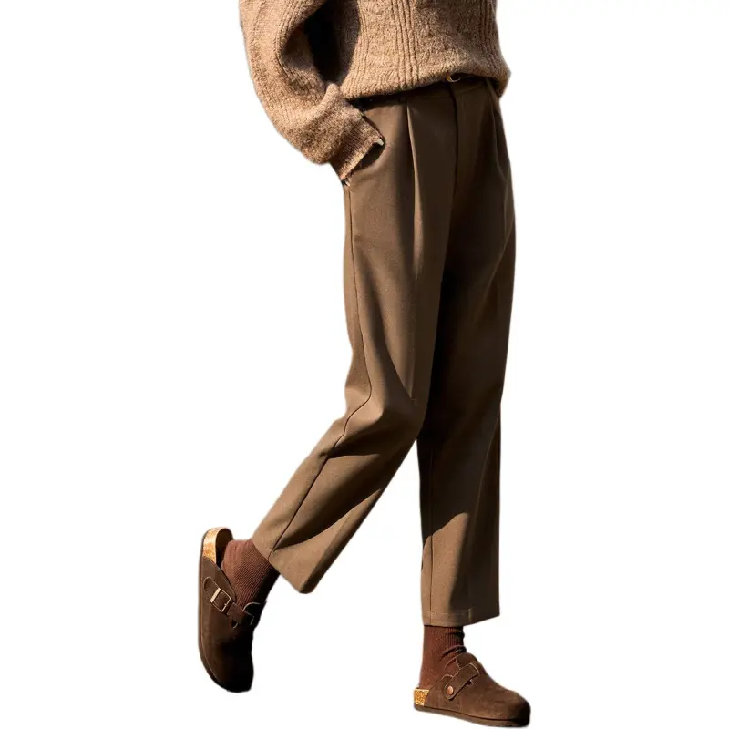 Mo Han Yi Mei Casual Pants Women's Khaki Green-3