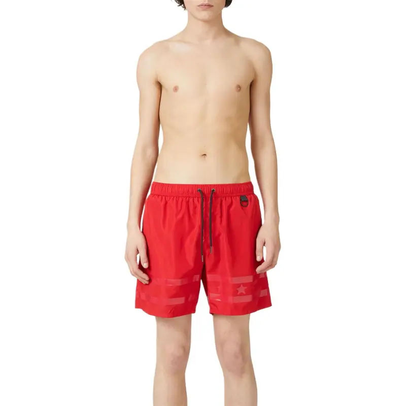 Iceberg Swimming Shorts Men's Red-1