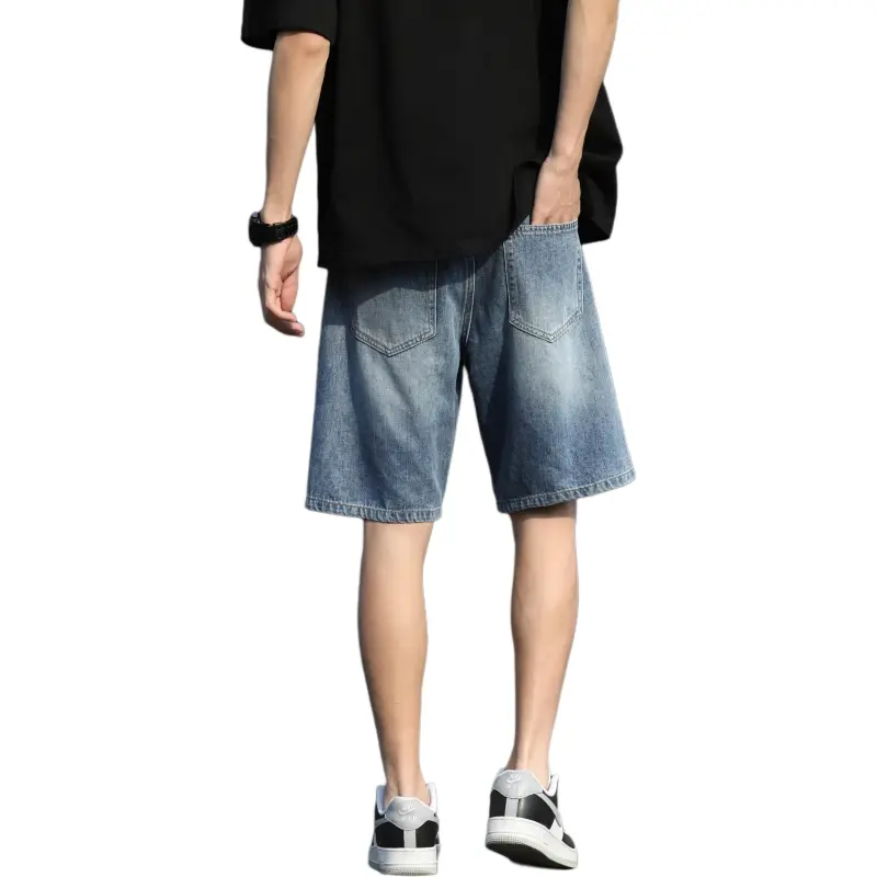 Jeep Denim Shorts Unisex Light Blue-2