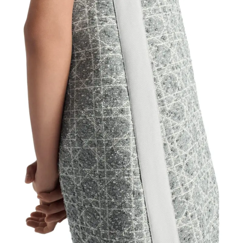 DIOR FW25 Sleeveless Dress Women's Gray-5