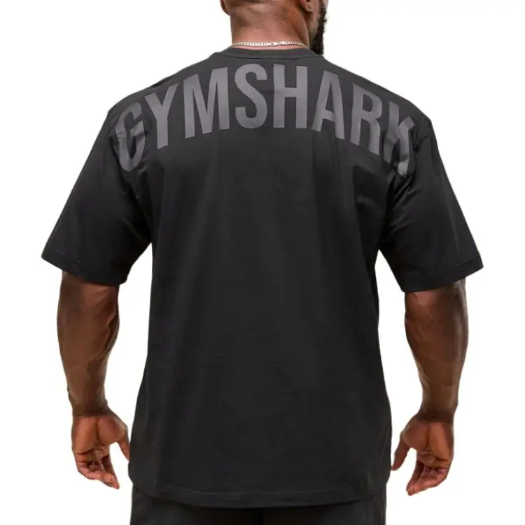 GYMSHARK Power T Shirt Men's Black-2