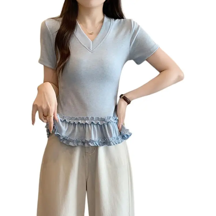 Dior Beauty Set in Sleeve T Shirt Women's-7