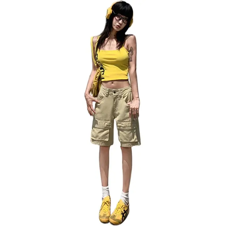 Kazakhstan Denim Shorts Women's-1