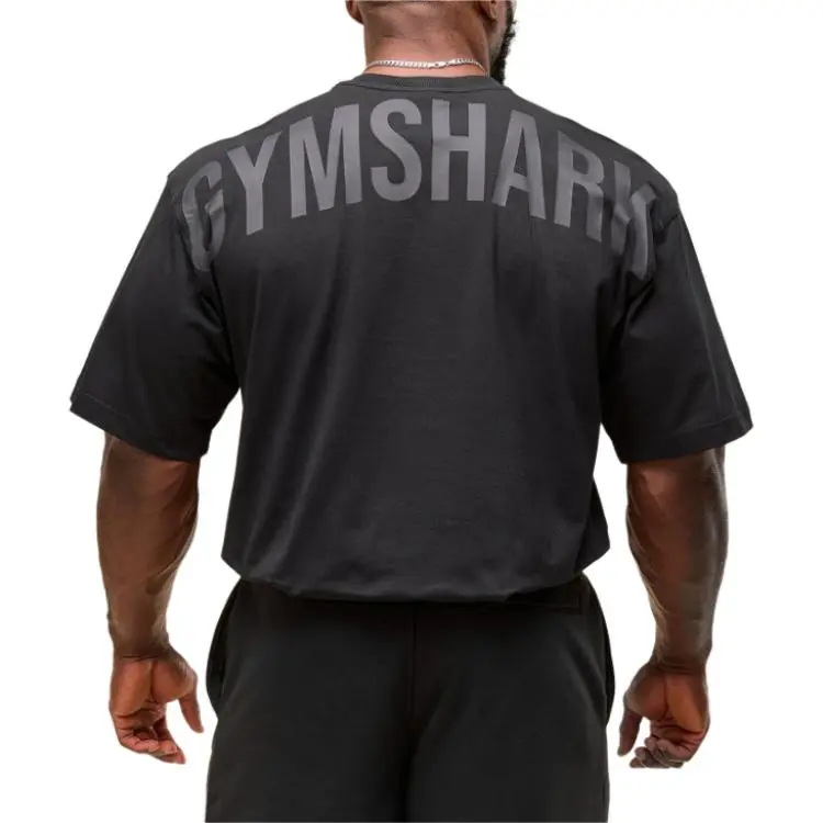 GYMSHARK Power T Shirt Men's Black-1