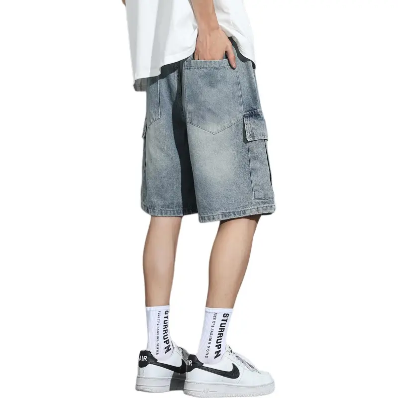 Fakeyoung Denim Shorts Unisex-2