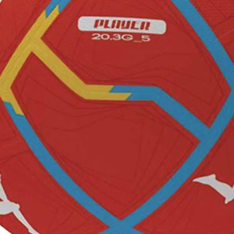 Kappa Size 4 Size 5 Soccer PU Unisex Red - Yellow Blue Stripes-3