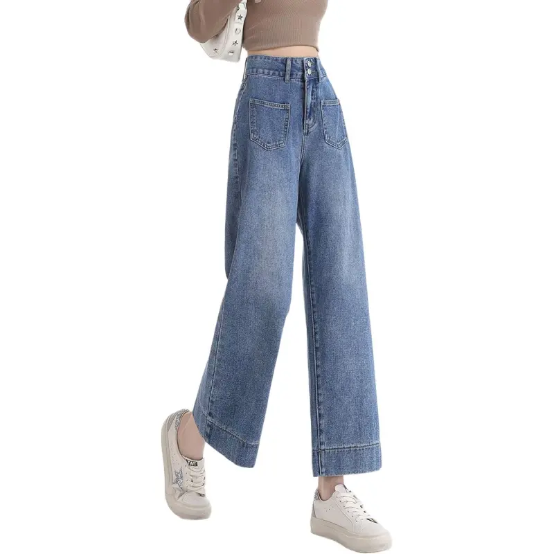Weixi Jeans Women's Jade Sea Blue-4