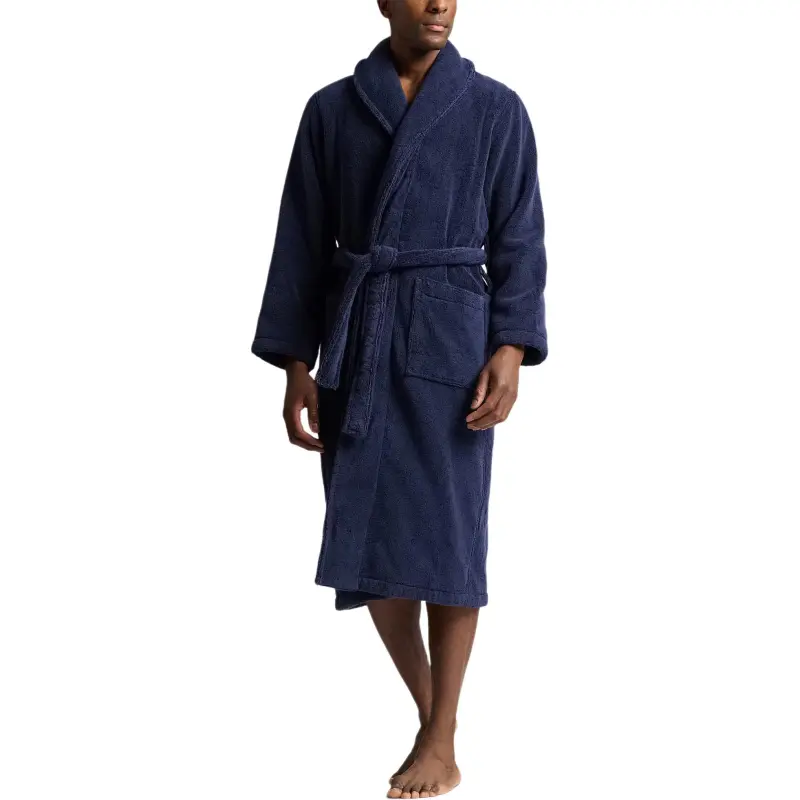 Polo Ralph Lauren Bath Robes Men's Nautical Marine Blue-1