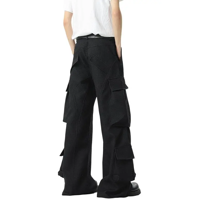 WELTER EXPERIMENT Cargo Pants Unisex Classic Black-2