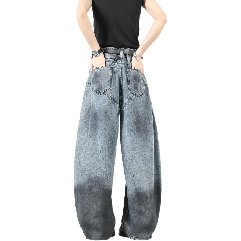 SWAMP AREA Jeans Unisex Blue-1