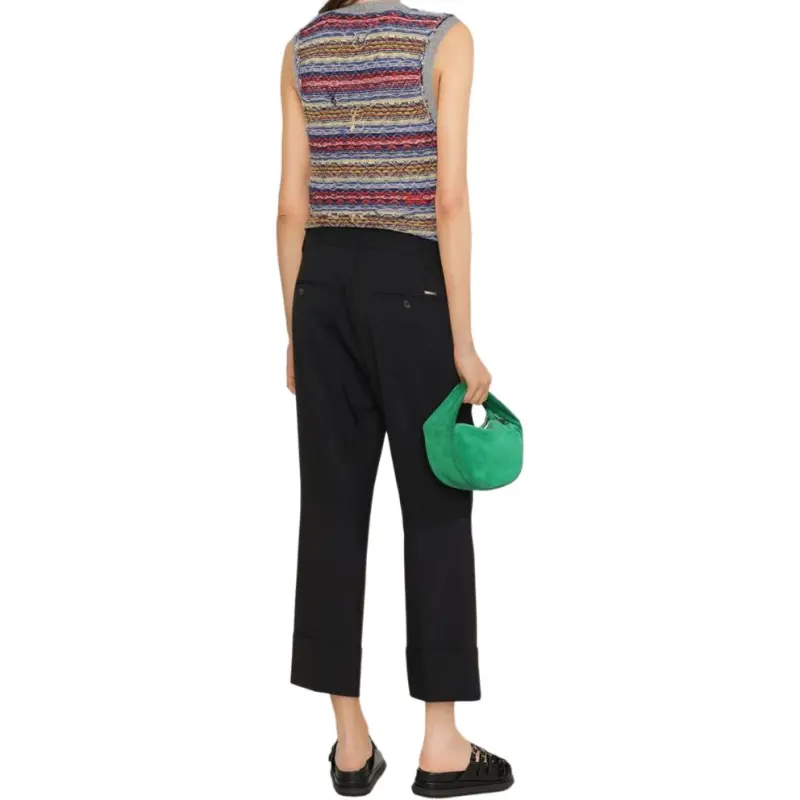 DSQUARED2 Cropped Flare Trousers-6