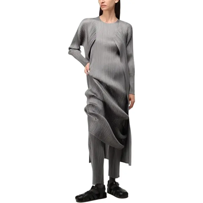 PLEATS PLEASE ISSEY MIYAKE Plissé Coat-4