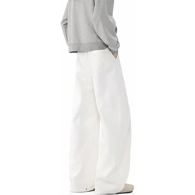 WHELVE Casual Pants Unisex White-1