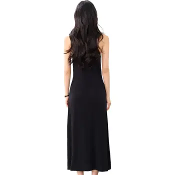 La Chapelle Slip Dress Women's Black