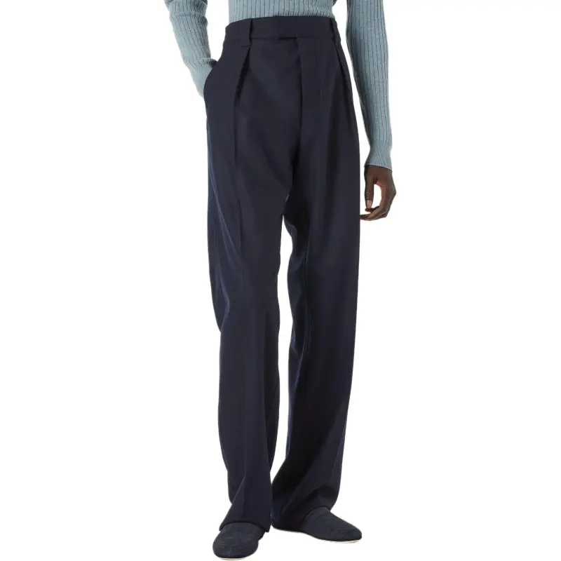 Loro Piana Reinga Casual Pants Men's Blue-2