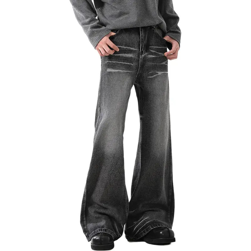 TESTUNG Jeans Unisex Classic Black-1