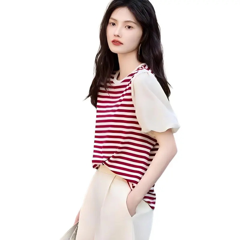 Flowers In Water T Shirt Women's-3