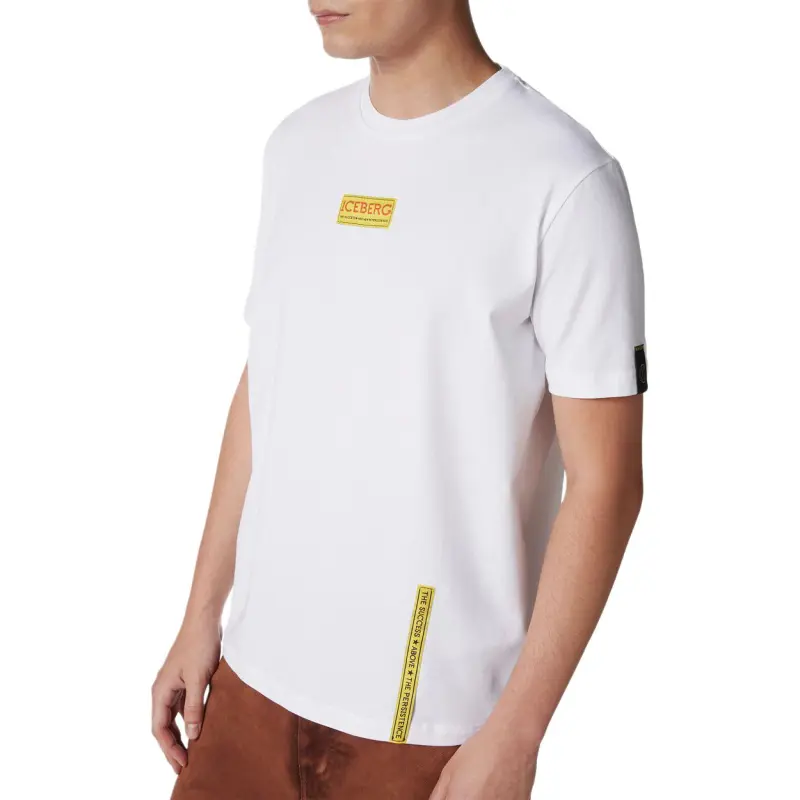 Iceberg Logo tag T shirt-3