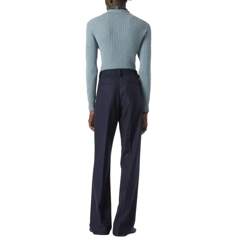 Loro Piana Reinga Casual Pants Men's Blue-3