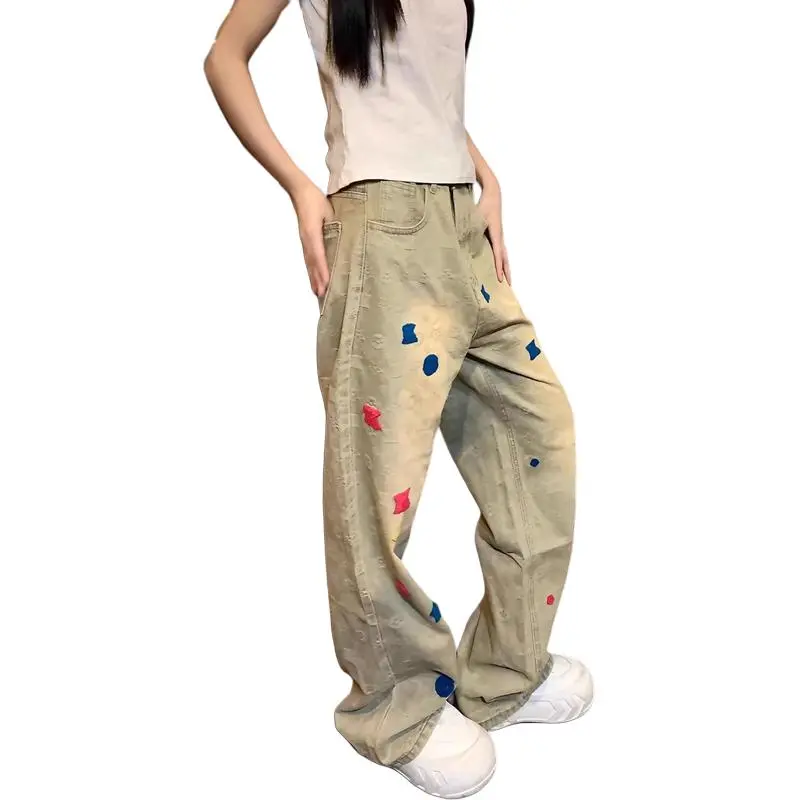 Universal Templates Jeans Unisex Yellow Mud-5