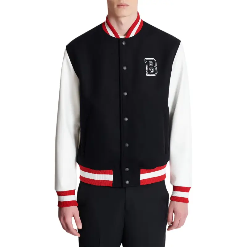BALMAIN Varsity Bomber Jacket-1