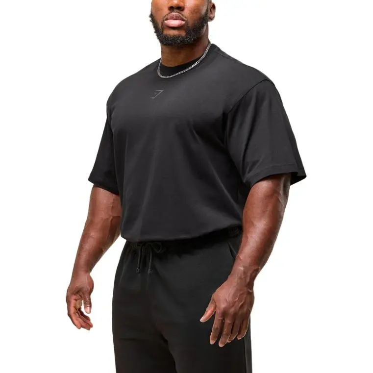 GYMSHARK Power T Shirt Men's Black-3
