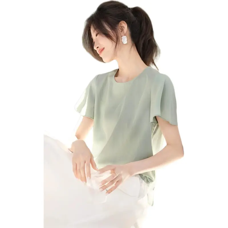 Dior Beauty Chiffon Shirt Women's-3