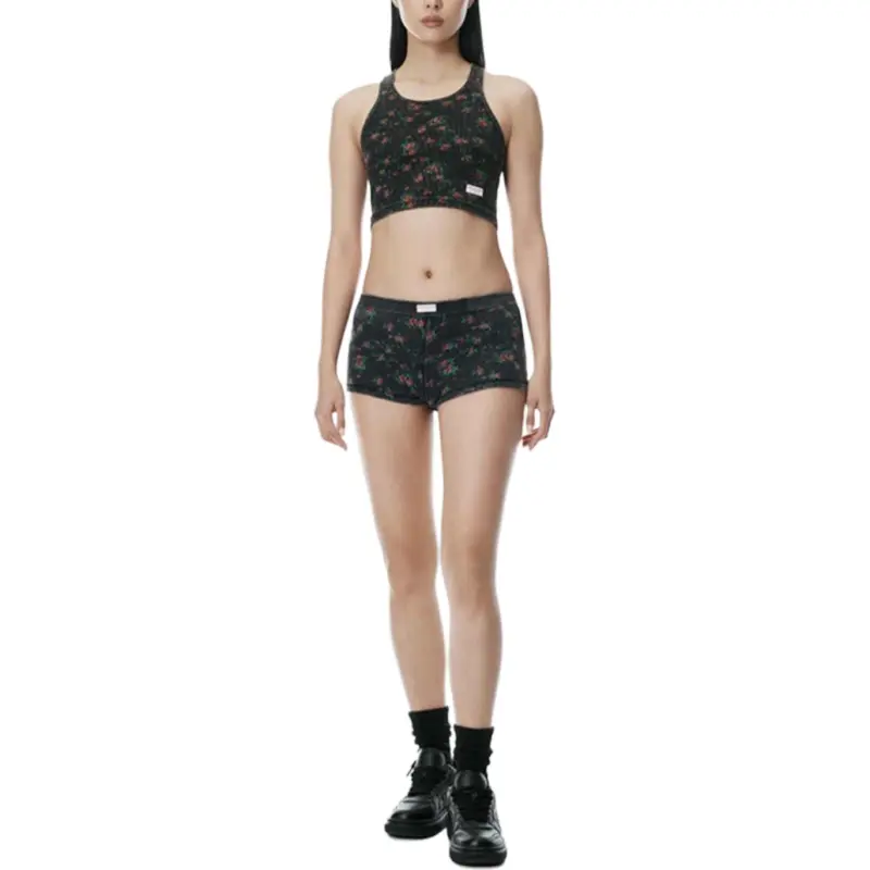 Alexander Wang SS25 Tank Tops Women's Washed Black-1