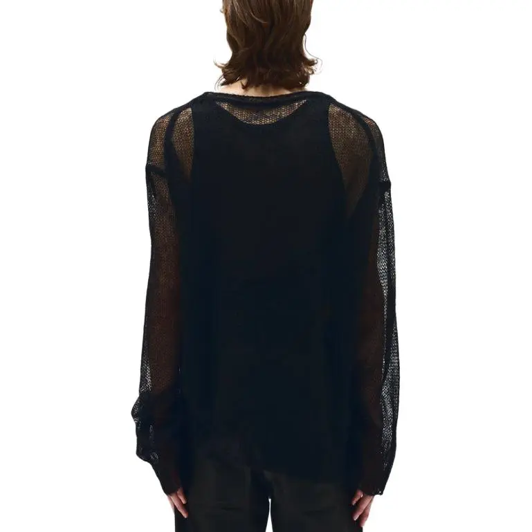 Ann Demeulemeester SS25 Sweater Unisex Black-2