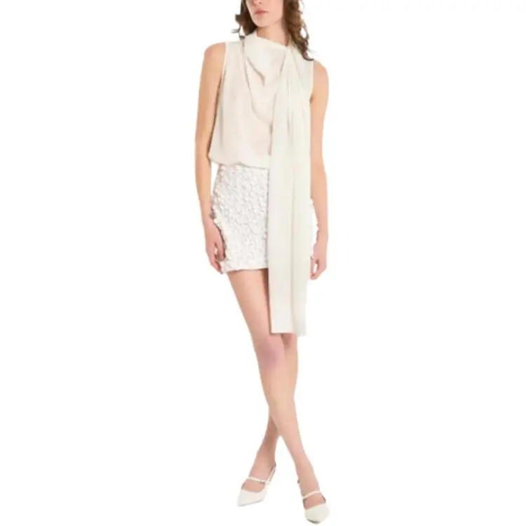 PAROSH Shirts Women's White-2