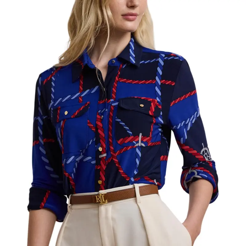 LAUREN RALPH LAUREN Shirt Women's Blue-3