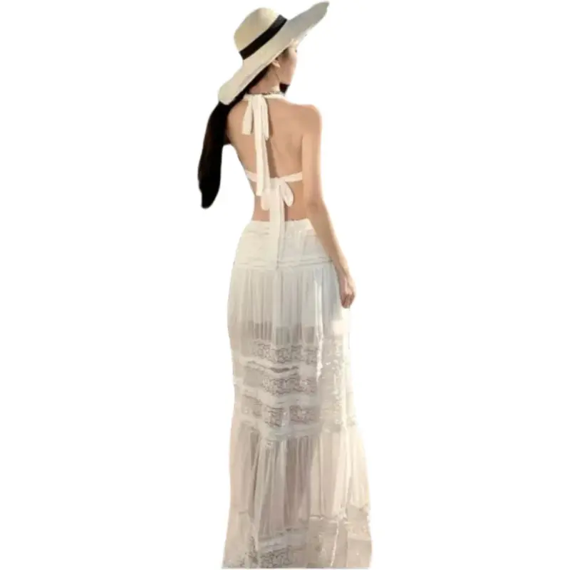 Dior Beauty Slip Dresses Women's White-1