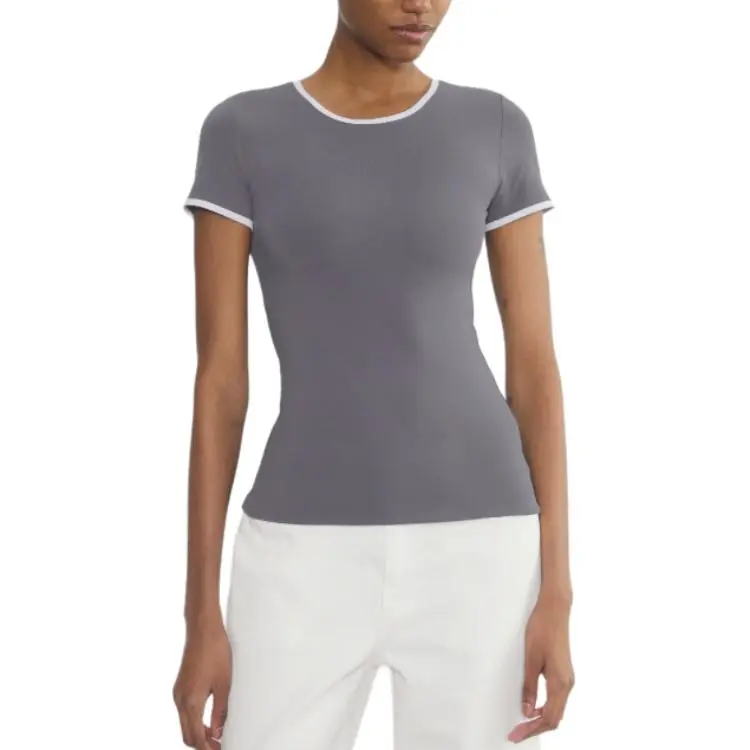 ARITZIA T Shirts Women's Vintage Navy/White/Vintage Marine Blue/White-1