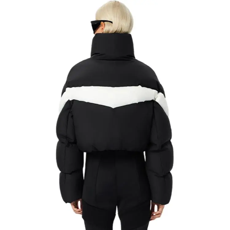 MEFUR Down Jacket Women's Black & White-0