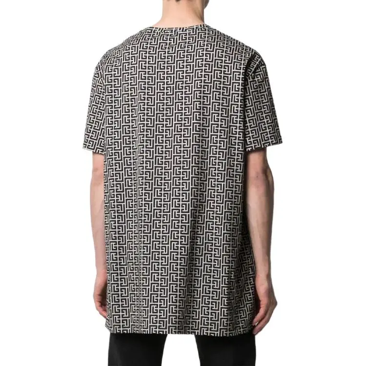 BALMAIN T-Shirts Men Gray-3